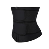 Taillentrainer aus Latex mit Doppelgürtel